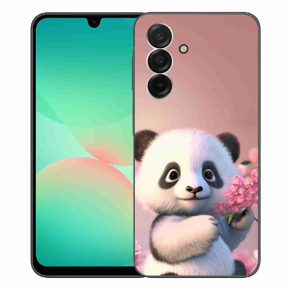 Gelový kryt mmCase na Samsung Galaxy A26 5G - roztomilá panda