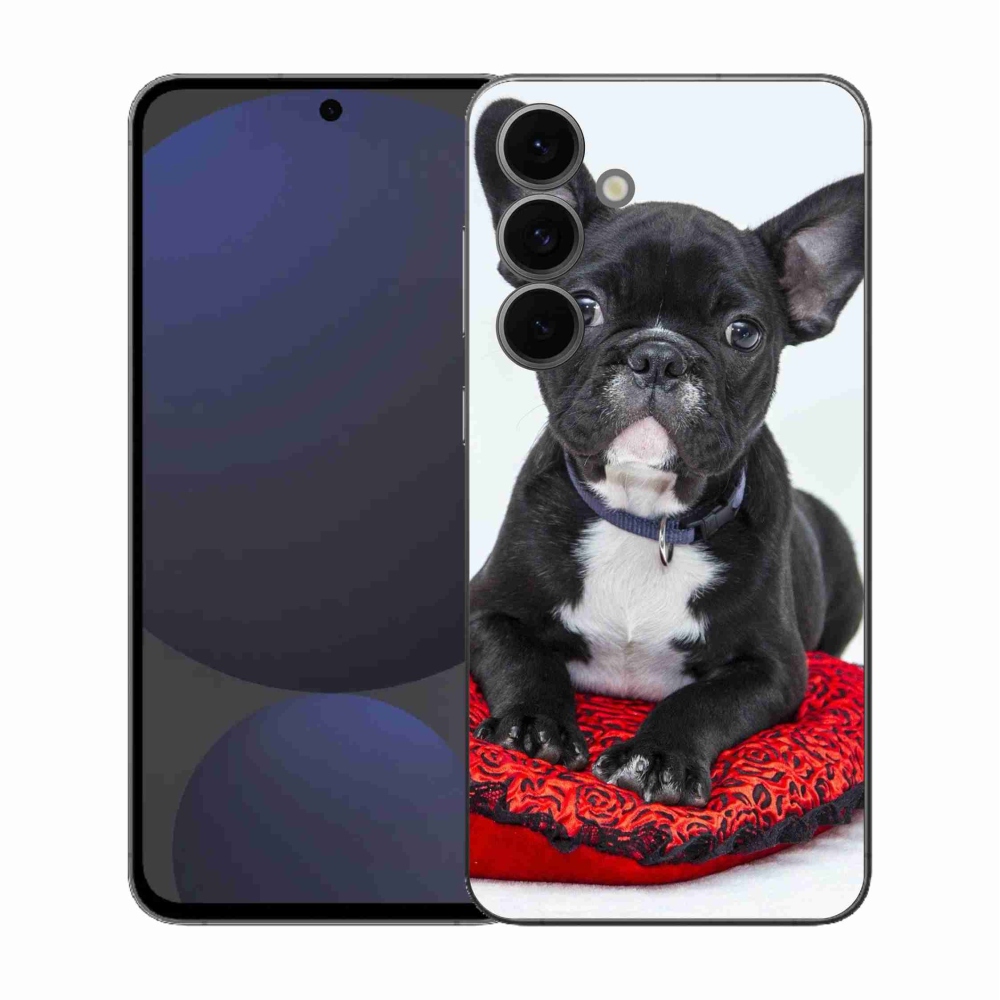 Gelový kryt mmCase na Samsung Galaxy S25 FE - buldok