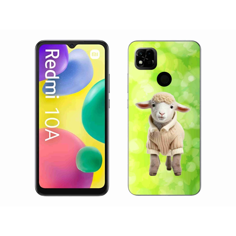 Gelový kryt mmCase na Xiaomi Redmi 10A - jehně ve svetru