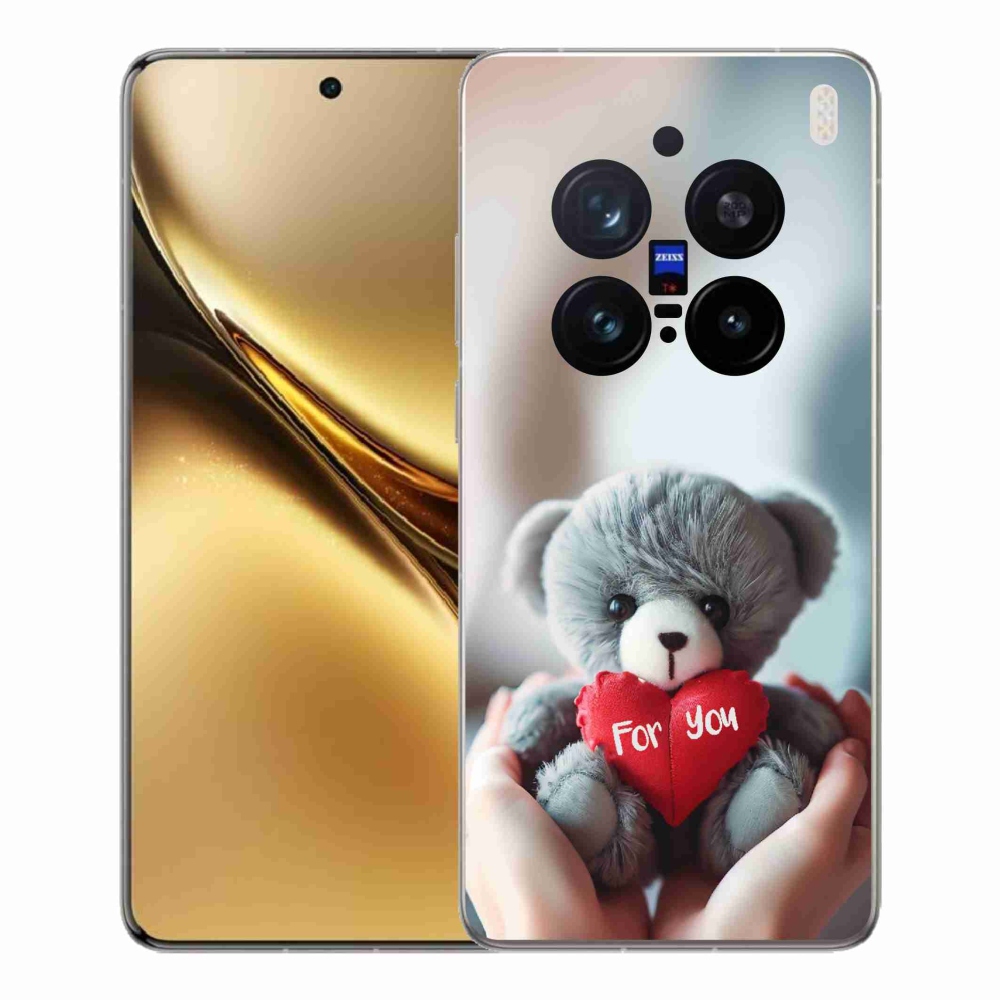 Gelový kryt mmCase na Vivo X200 Pro 5G - medvídek pro zamilované