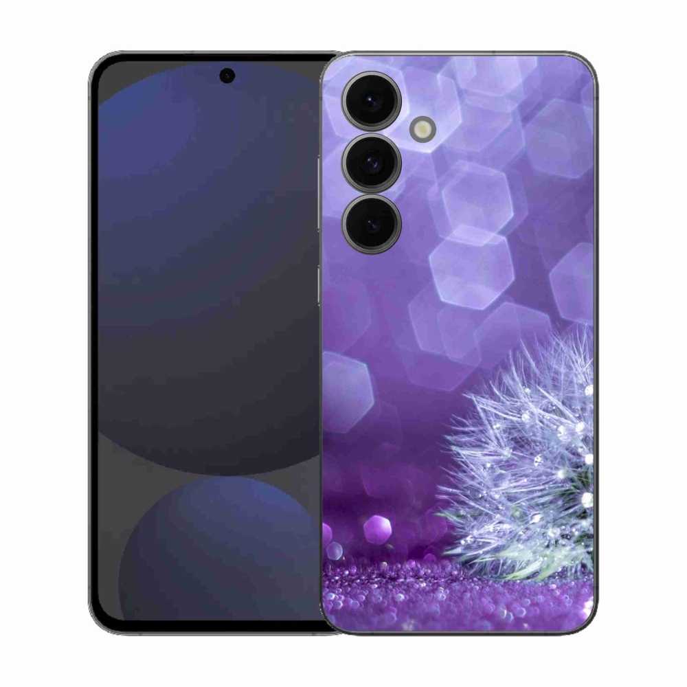 Gelový kryt mmCase na Samsung Galaxy S25 FE - odkvetlá pampeliška 2