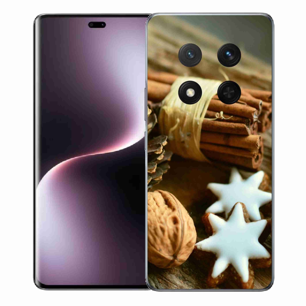 Gelový kryt mmCase na Honor Magic 7 Lite 5G - skořice a perníčky