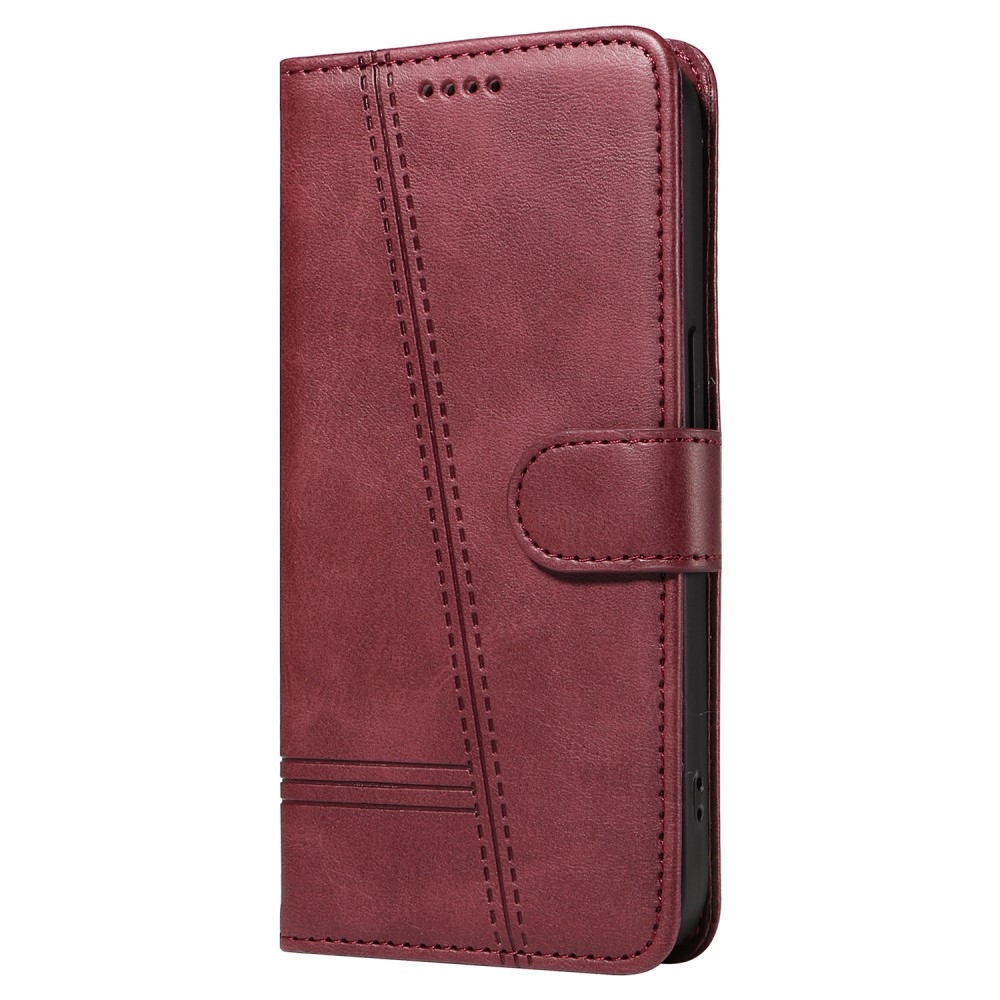 T-Shape knížkové pouzdro na Samsung Galaxy S24+/S25+ - vínové