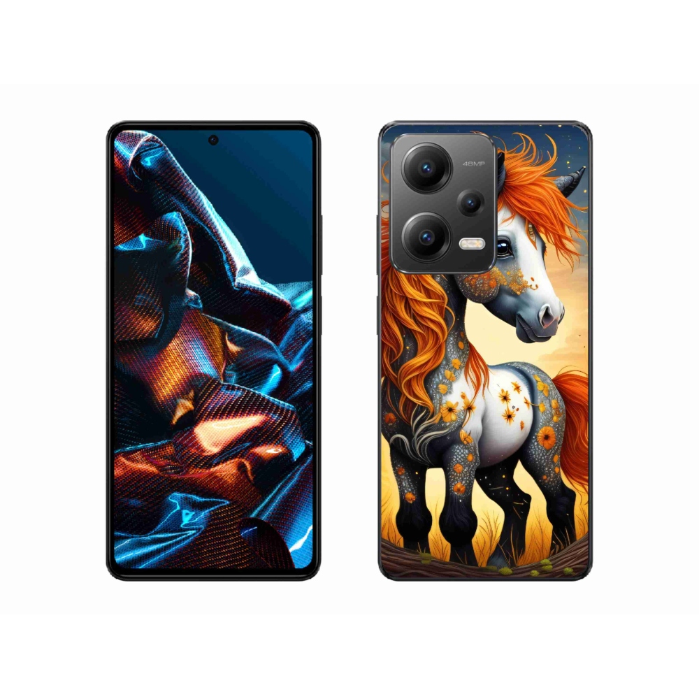 Gelový kryt mmCase na Xiaomi Redmi Note 12 Pro 5G - barevný poník