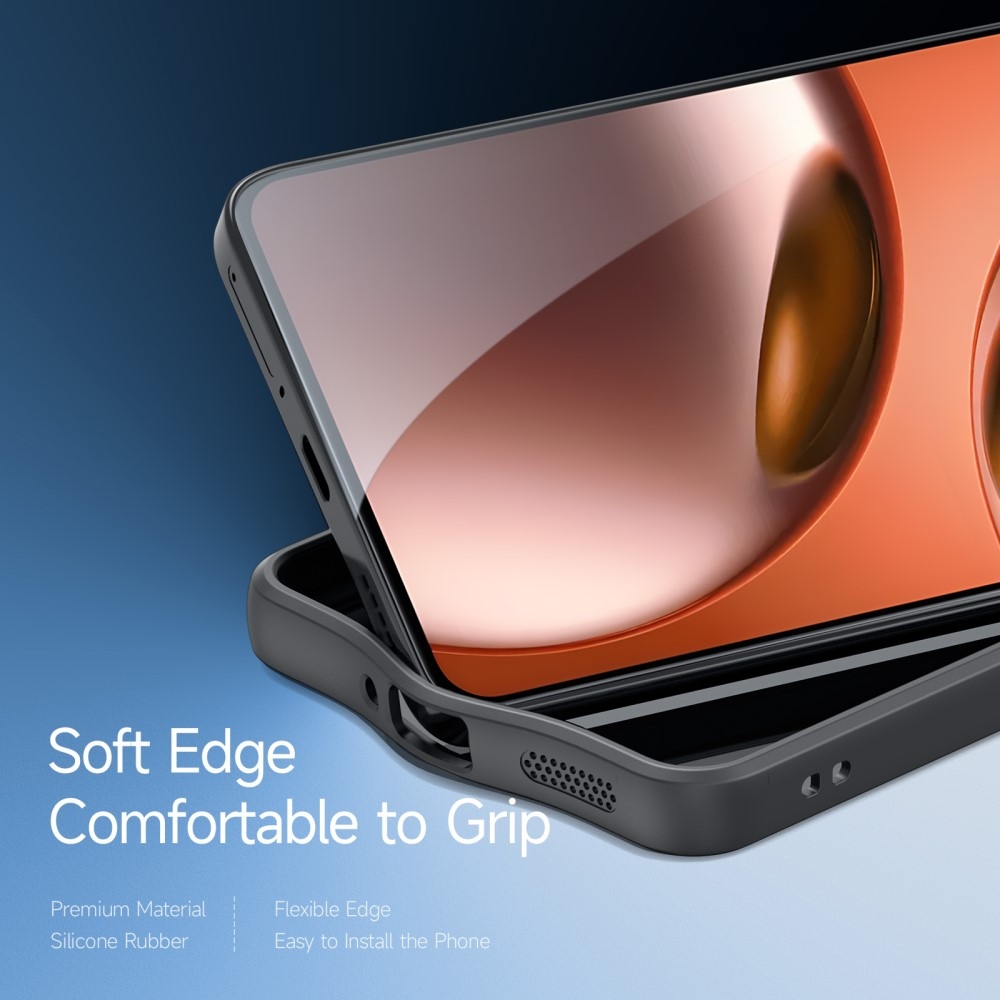 DUX Aimo gelový obal s pevnými zády na Realme GT 7 5G/GT 7T 5G - černý