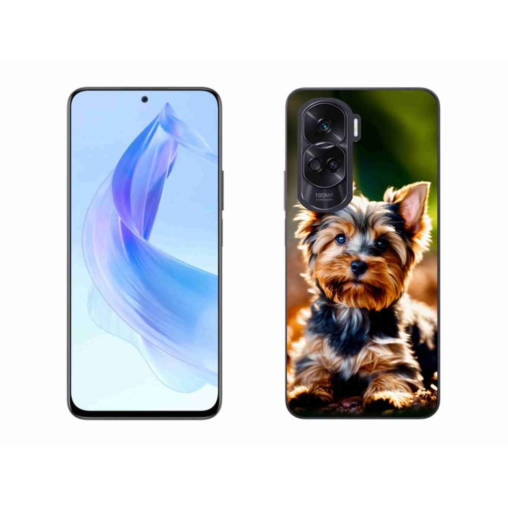 Gelový kryt mmCase na Honor 90 Lite - jorkšír 10