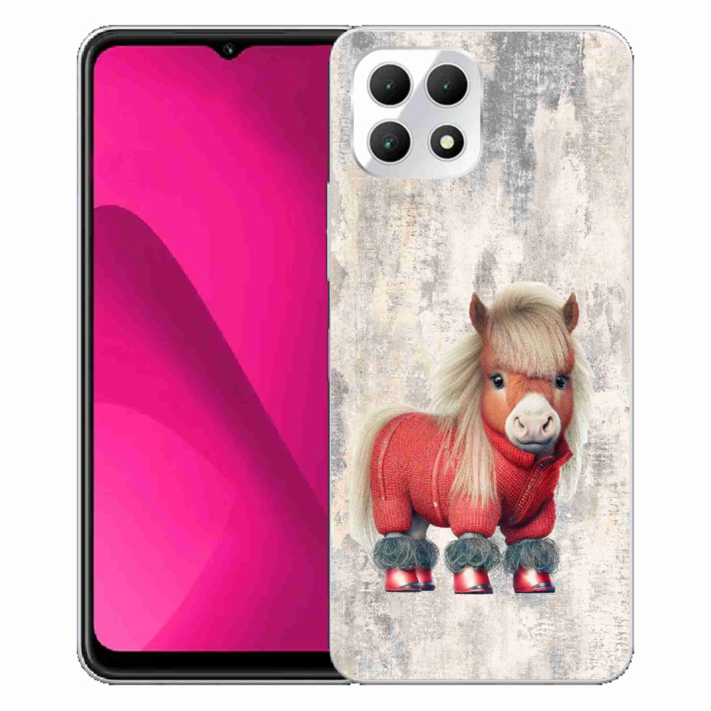 Gelový kryt mmCase na T-Mobile T Phone 2 - poník ve svetru