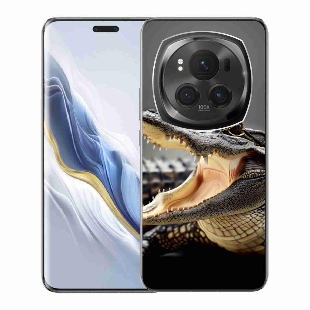 Gelový kryt mmCase na Honor Magic 6 Pro 5G - krokodýl