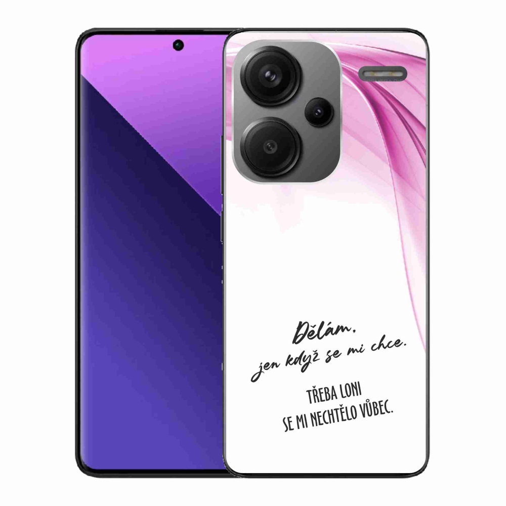 Gelový kryt mmCase na Xiaomi Redmi Note 13 Pro+ 5G - vtipný text 12 bílé pozadí