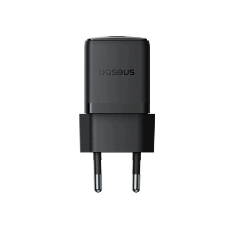Baseus Palm Fast Nabíječka USB-C 20W + Datový Kabel USB-C/USB-C 1m Black
