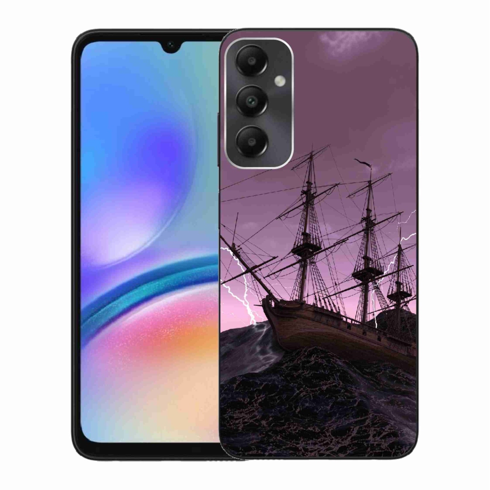 Gelový kryt mmCase na Samsung Galaxy A05s - loď v bouři