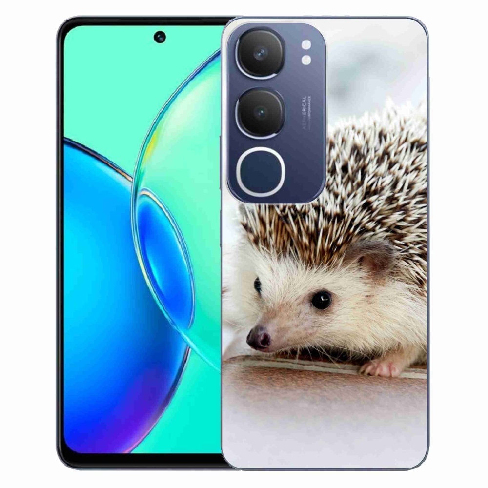 Gelový kryt mmCase na Vivo Y19s - ježek