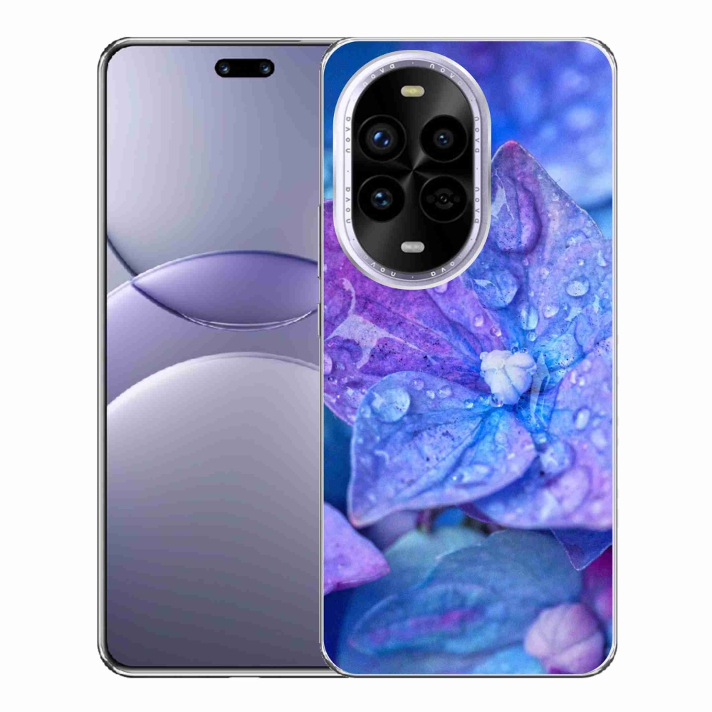Gelový kryt mmCase na Huawei Nova 13 Pro 5G - fialový květ