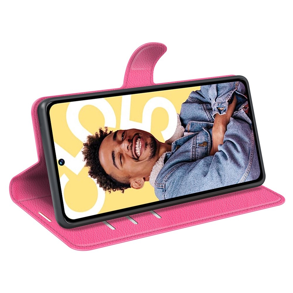 Litchi knížkové pouzdro na Realme C55 - rose