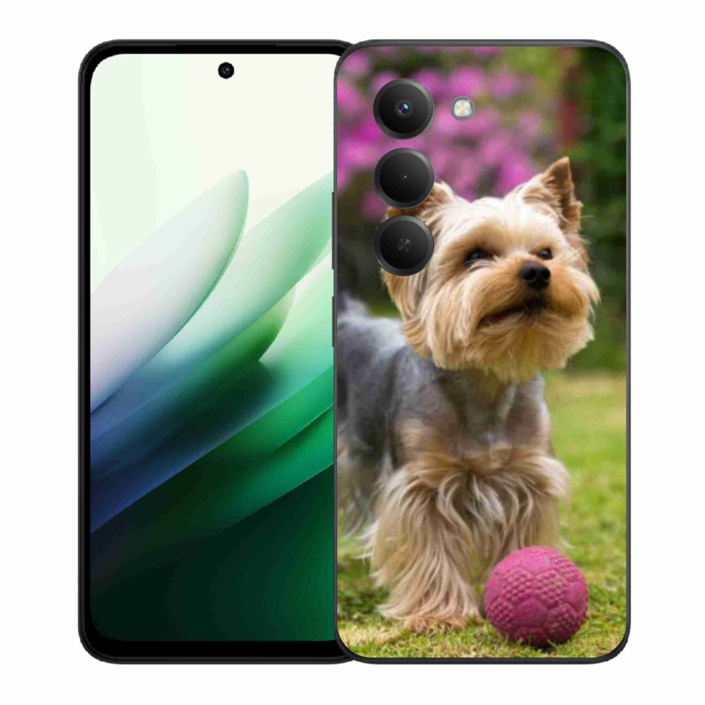 Gelový kryt mmCase na Xiaomi Redmi 15 5G (169mm) - jorkšír 4