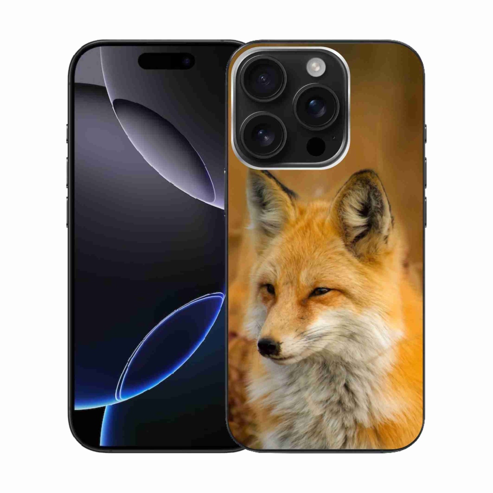 Gelový kryt mmCase na iPhone 16 Pro - liška
