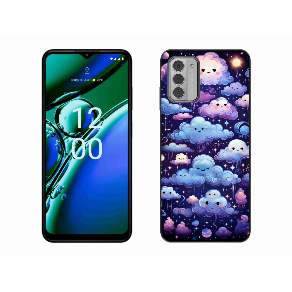Gelový kryt mmCase na Nokia G42 - mráčky