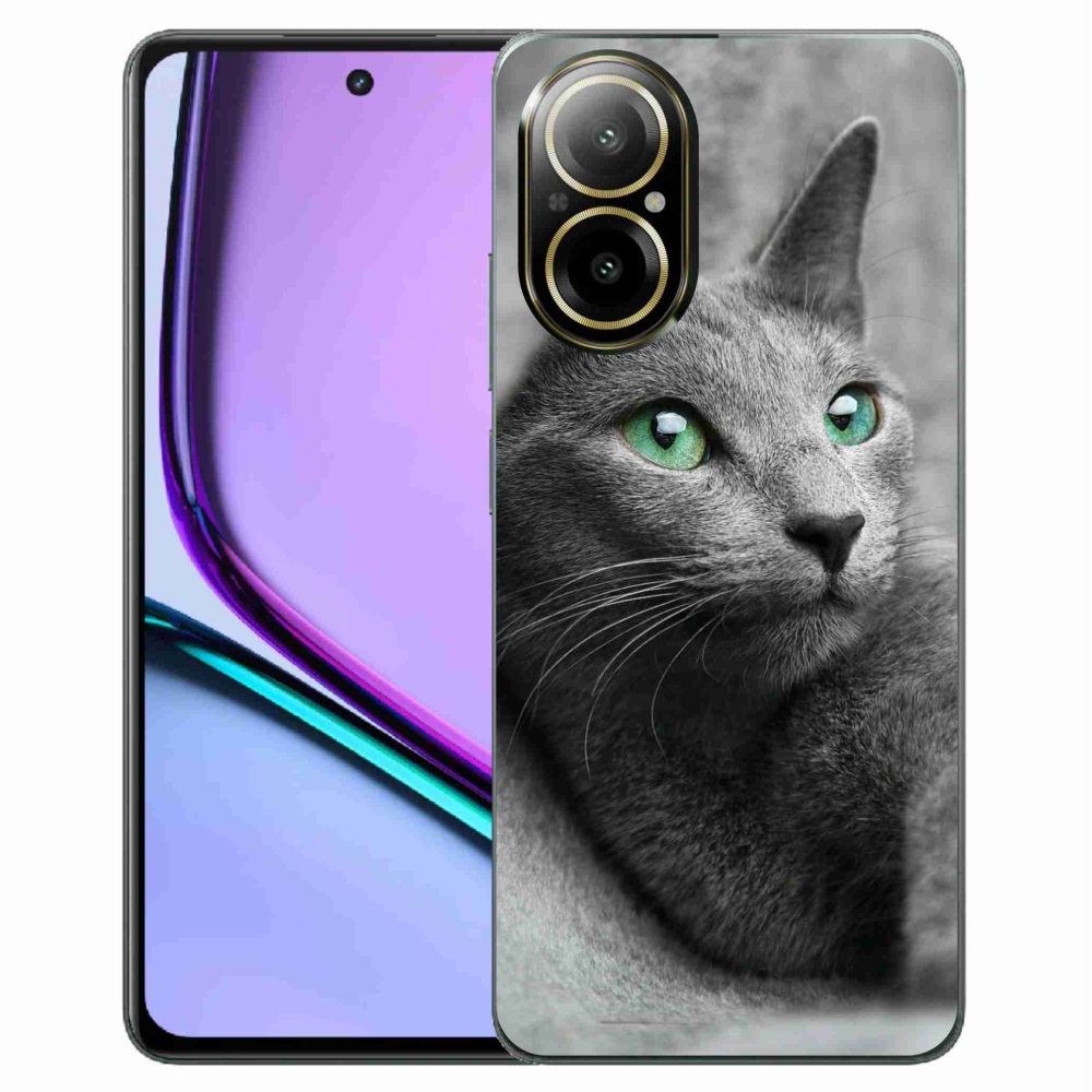 Gelový kryt mmCase na Realme C67 - kočka 2