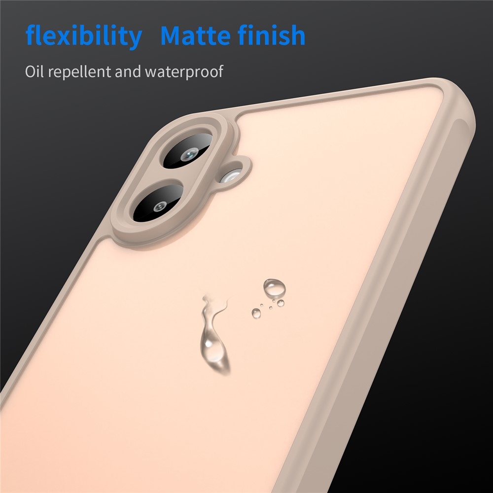 Proof gelový obal s pevnými zády na Samsung Galaxy A07 4G - oranžový