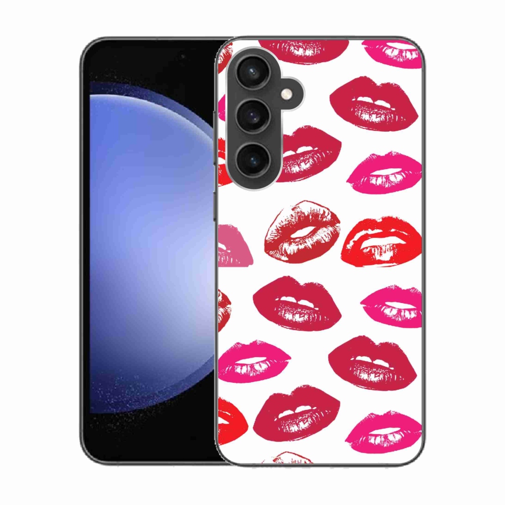 Gelový kryt mmCase na Samsung Galaxy S23 FE - rty