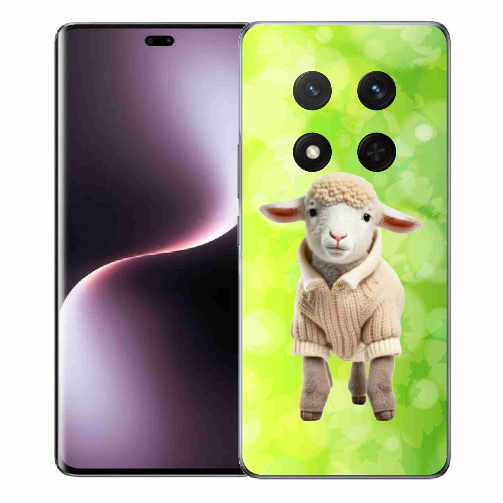 Gelový kryt mmCase na Honor Magic 7 Lite 5G - jehně ve svetru