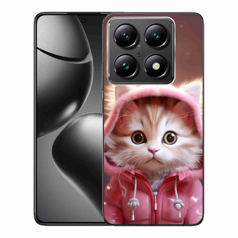 Gelový kryt mmCase na Xiaomi 14T Pro - roztomilé kotě 3