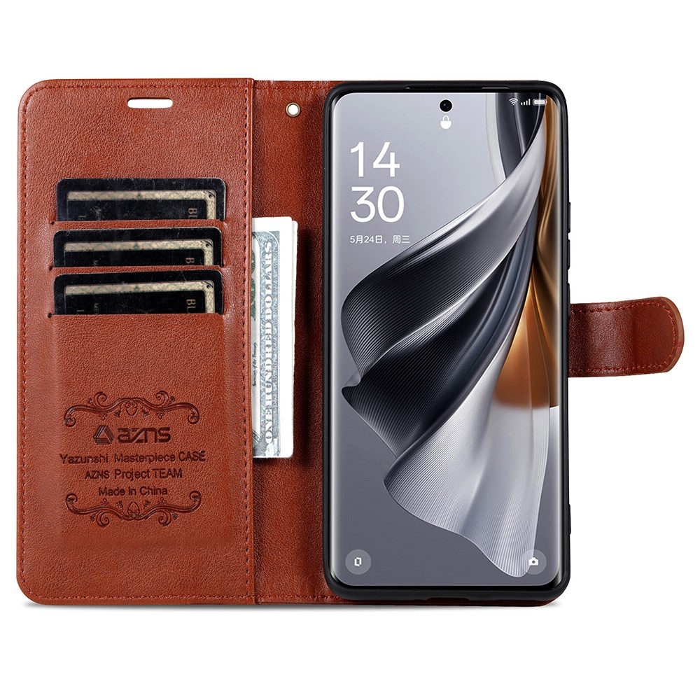 AZNS knížkové pouzdro na Vivo X200 Pro 5G - hnědé