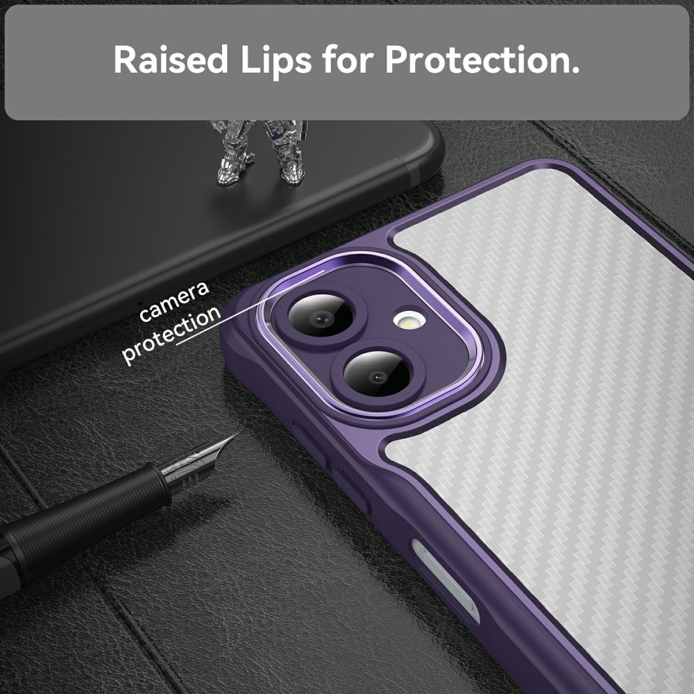 Textures odolný kryt na Samsung Galaxy A06 4G - fialový