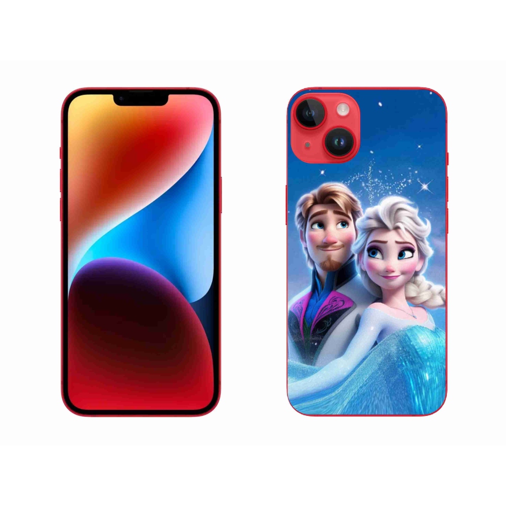 Gelový kryt mmCase na iPhone 14 Plus - ledové království 1