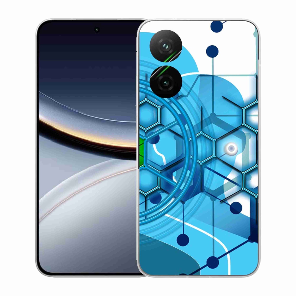 Gelový kryt mmCase na Xiaomi Poco F7 5G - abstraktní vzor 2
