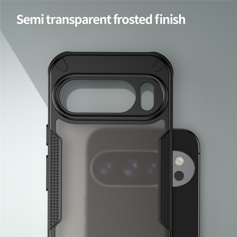 Frosted odolný kryt na Google Pixel 10 Pro/Pixel 10 - černý