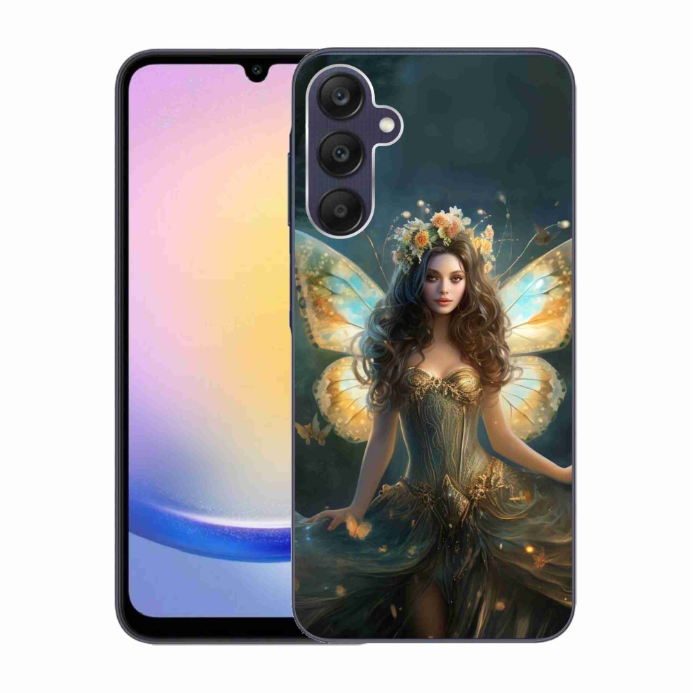 Gelový kryt mmCase na Samsung Galaxy A25 5G - motýlí žena