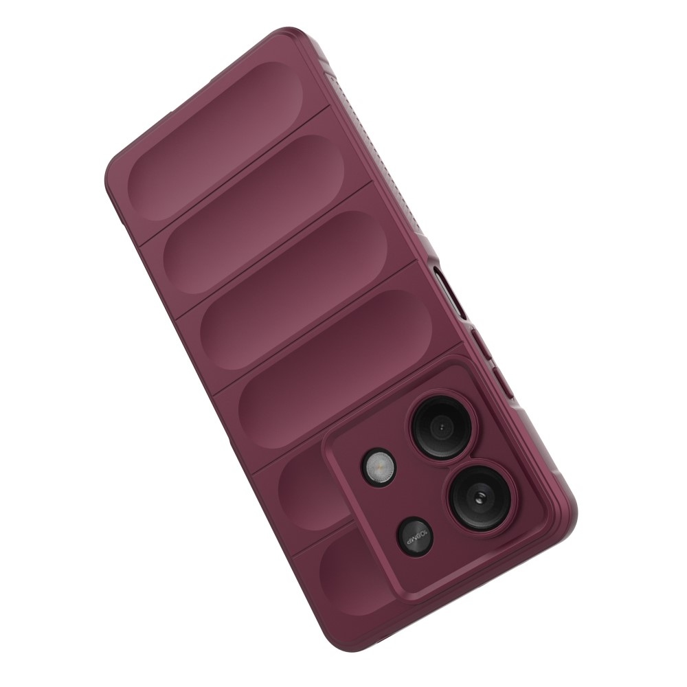 Rugg odolný gelový obal na Xiaomi Redmi Note 13 5G - vínový