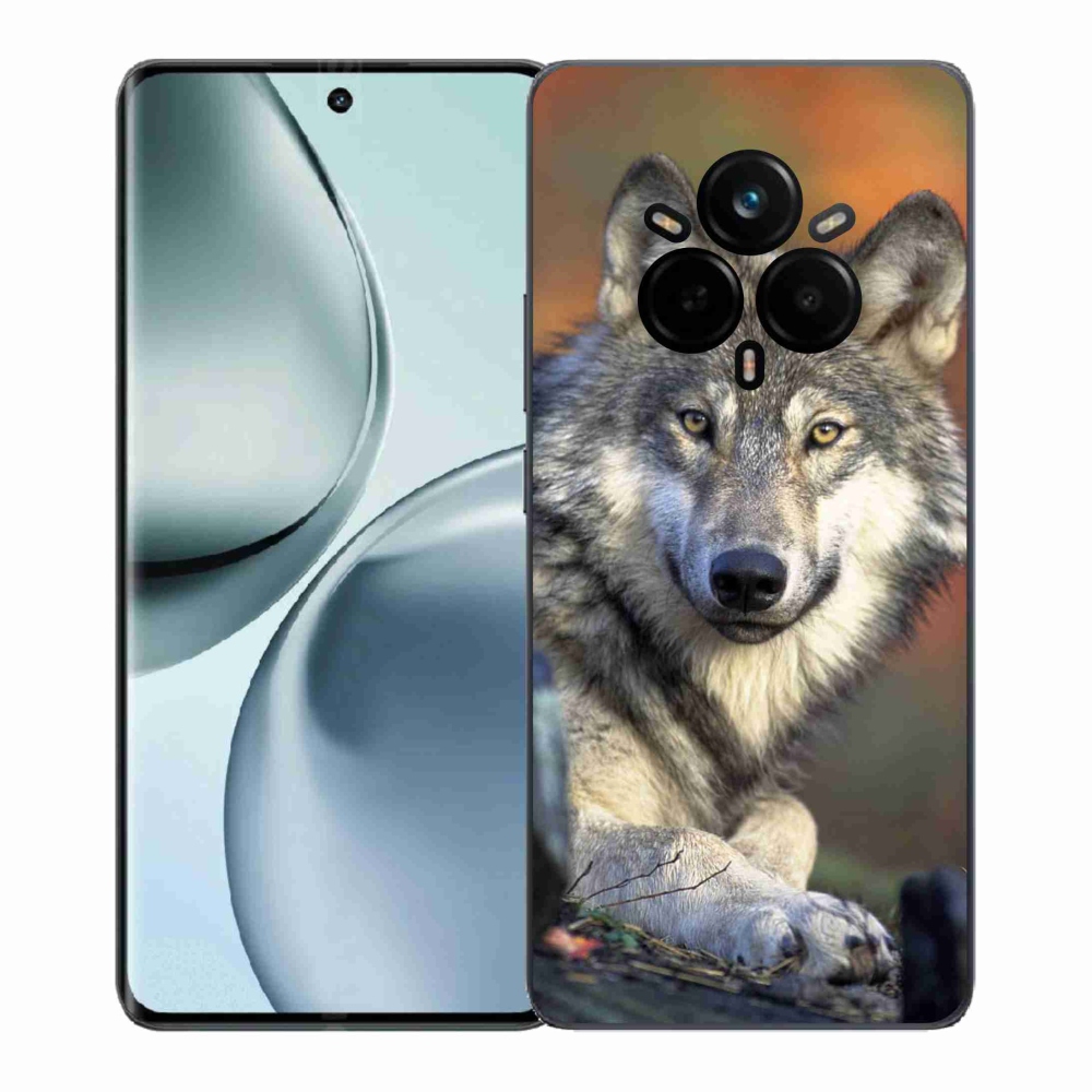Gelový kryt mmCase na Realme 14 Pro+ 5G - vlk