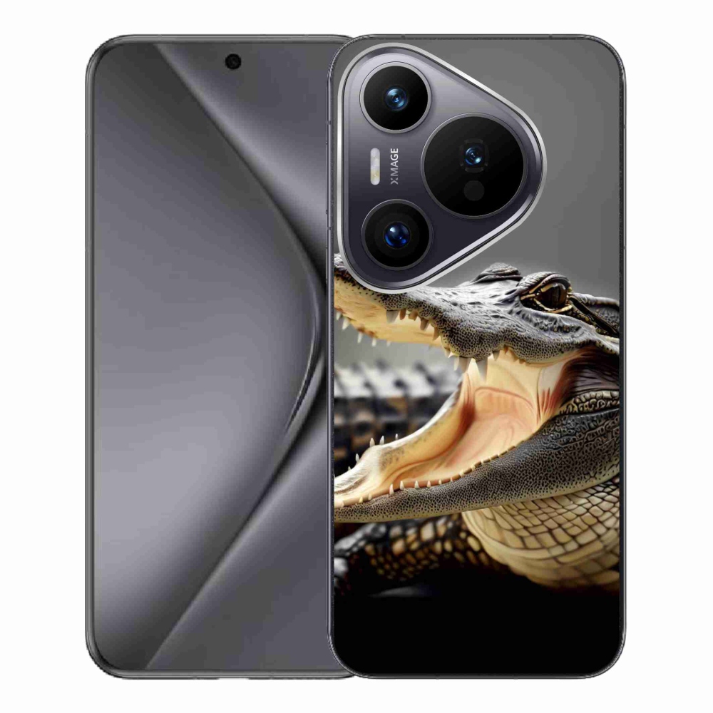 Gelový kryt mmCase na Huawei Pura 70 Pro - krokodýl