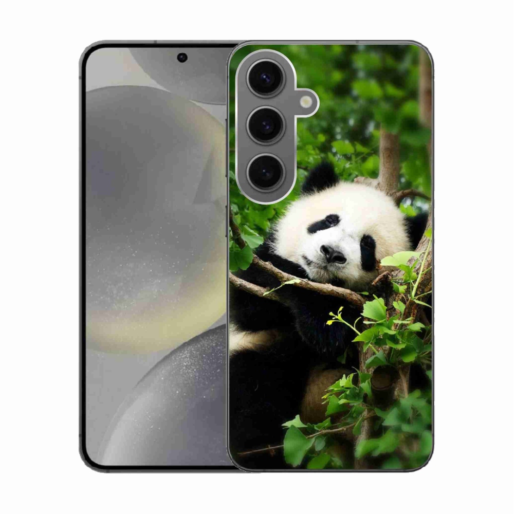 Gelový kryt mmCase na Samsung Galaxy S24 - panda