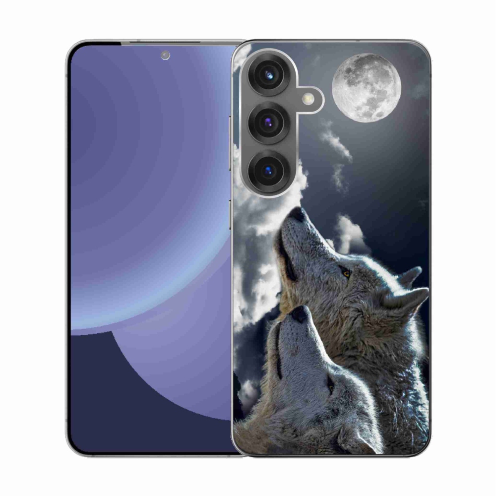 Gelový kryt mmCase na Samsung Galaxy S25 - vlci