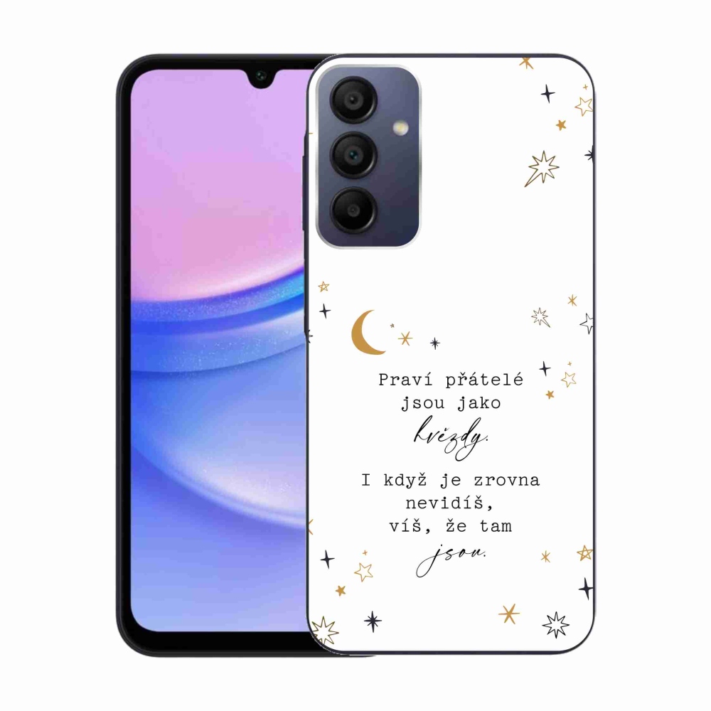 Gelový kryt mmCase na Samsung Galaxy A15 4G/5G - citát 6 bílé pozadí