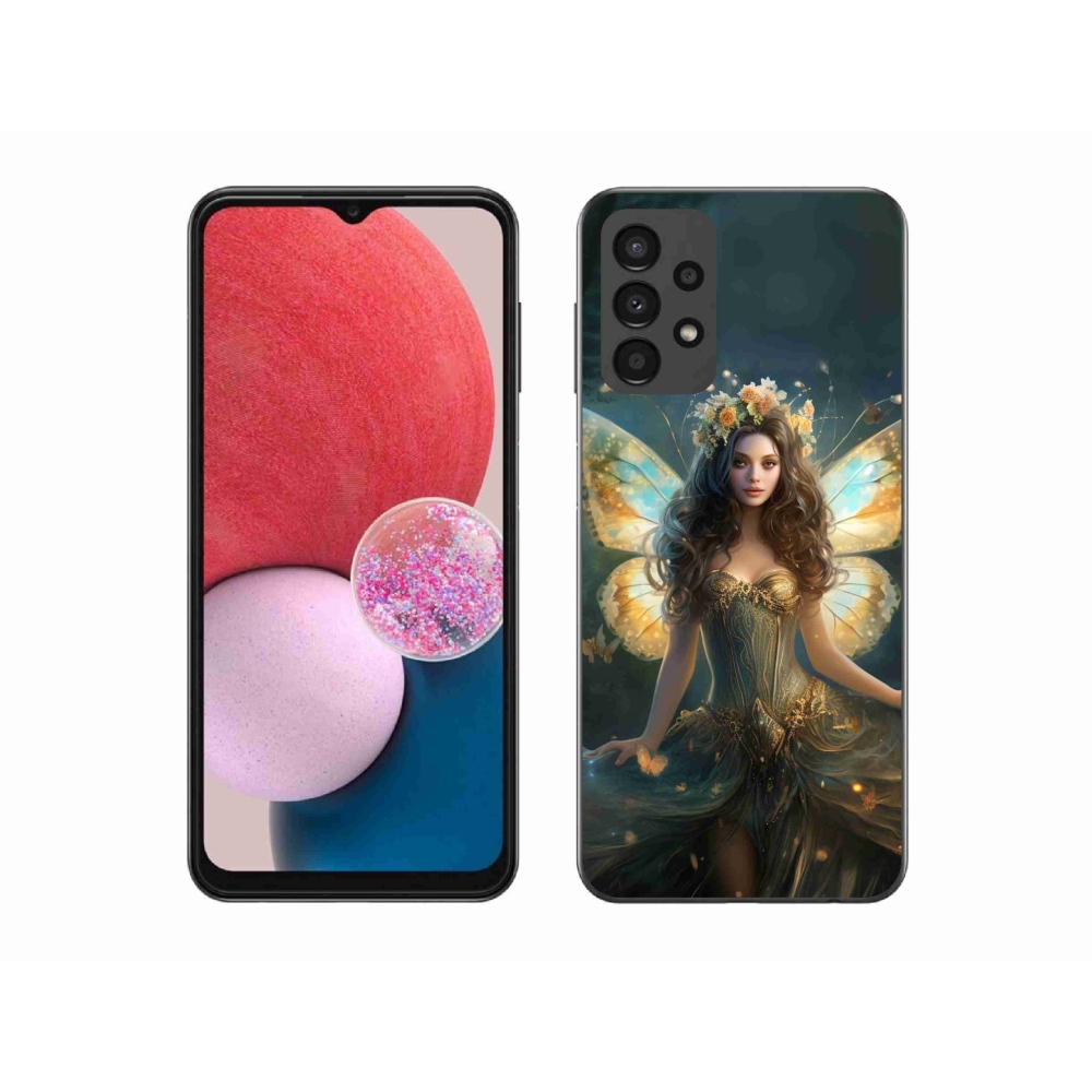 Gelový kryt mmCase na Samsung Galaxy A13 4G - motýlí žena