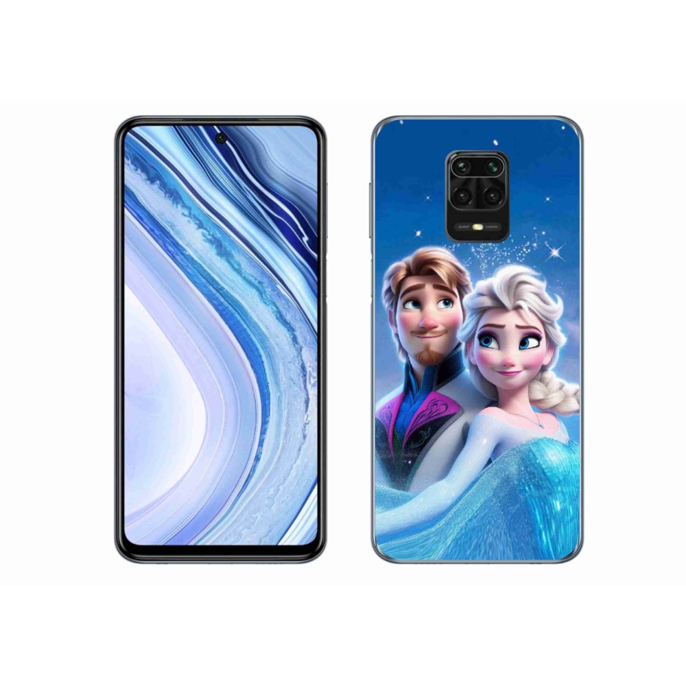 Gelový kryt mmCase na Xiaomi Redmi Note 9S - ledové království 1