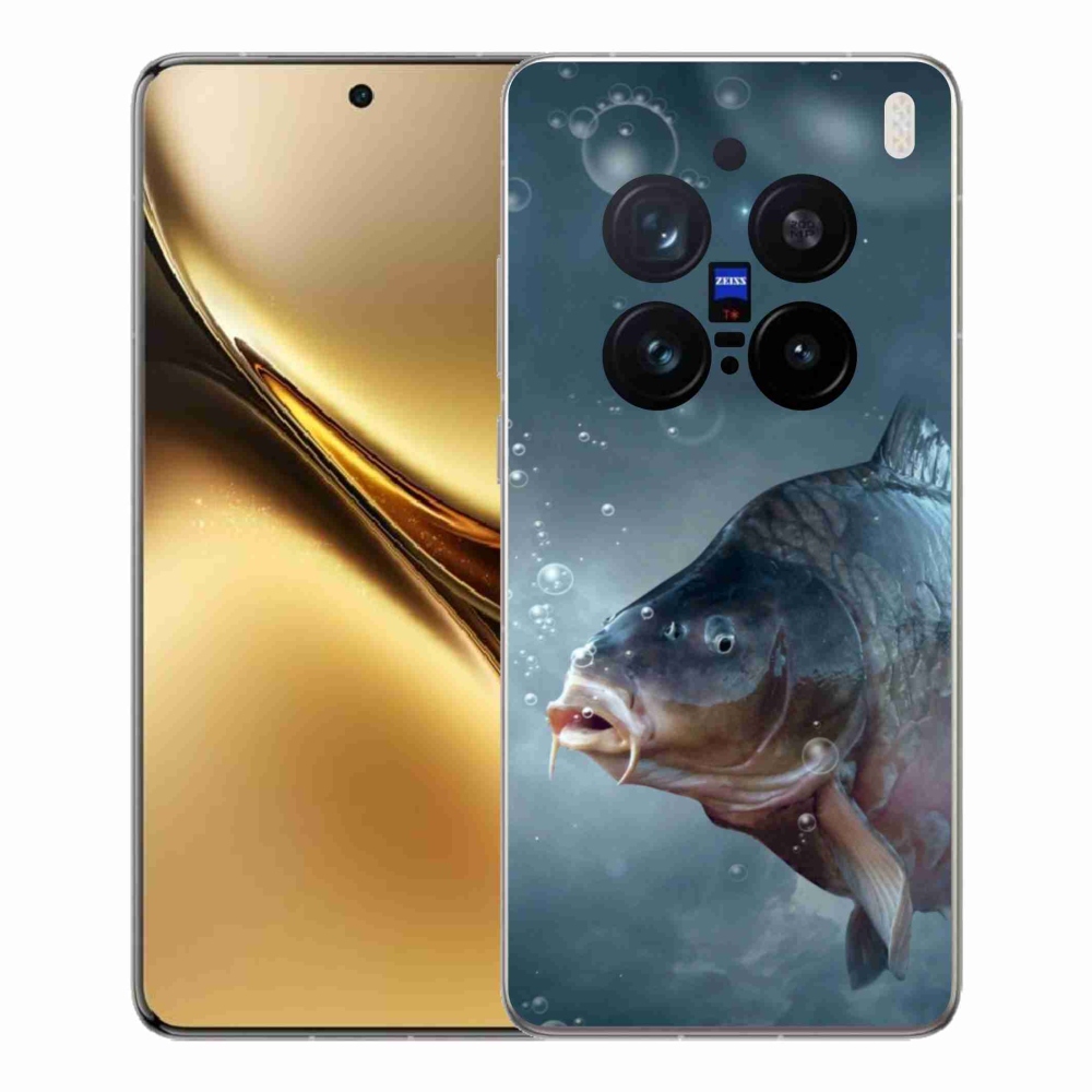 Gelový kryt mmCase na Vivo X200 Pro 5G - kapr a bublinky