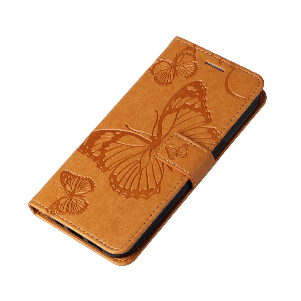 Big Butterfly knížkové pouzdro na Samsung Galaxy A16 4G/5G/A26 5G - žluté