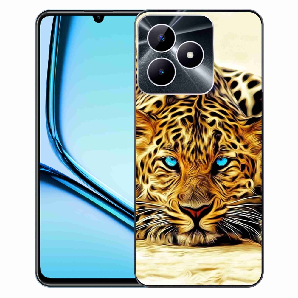 Gelový kryt mmCase na Realme Note 50 - kreslený tygr