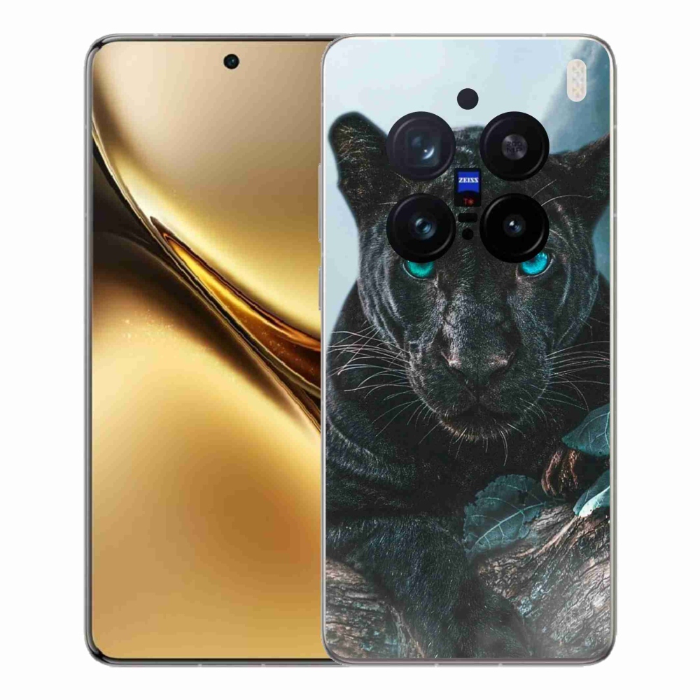 Gelový kryt mmCase na Vivo X200 Pro 5G - černý panter