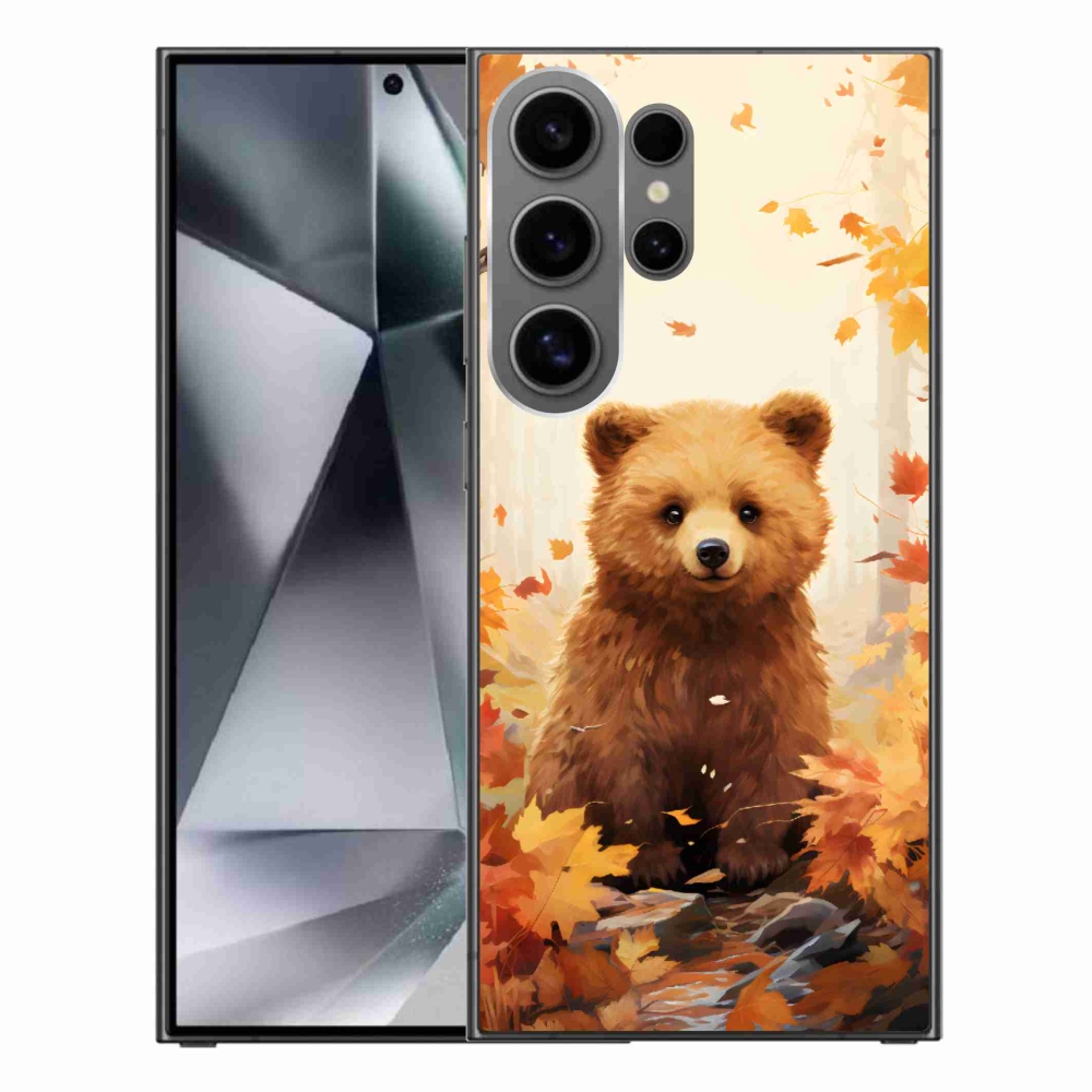 Gelový kryt mmCase na Samsung Galaxy S24 Ultra - medvěd v lese