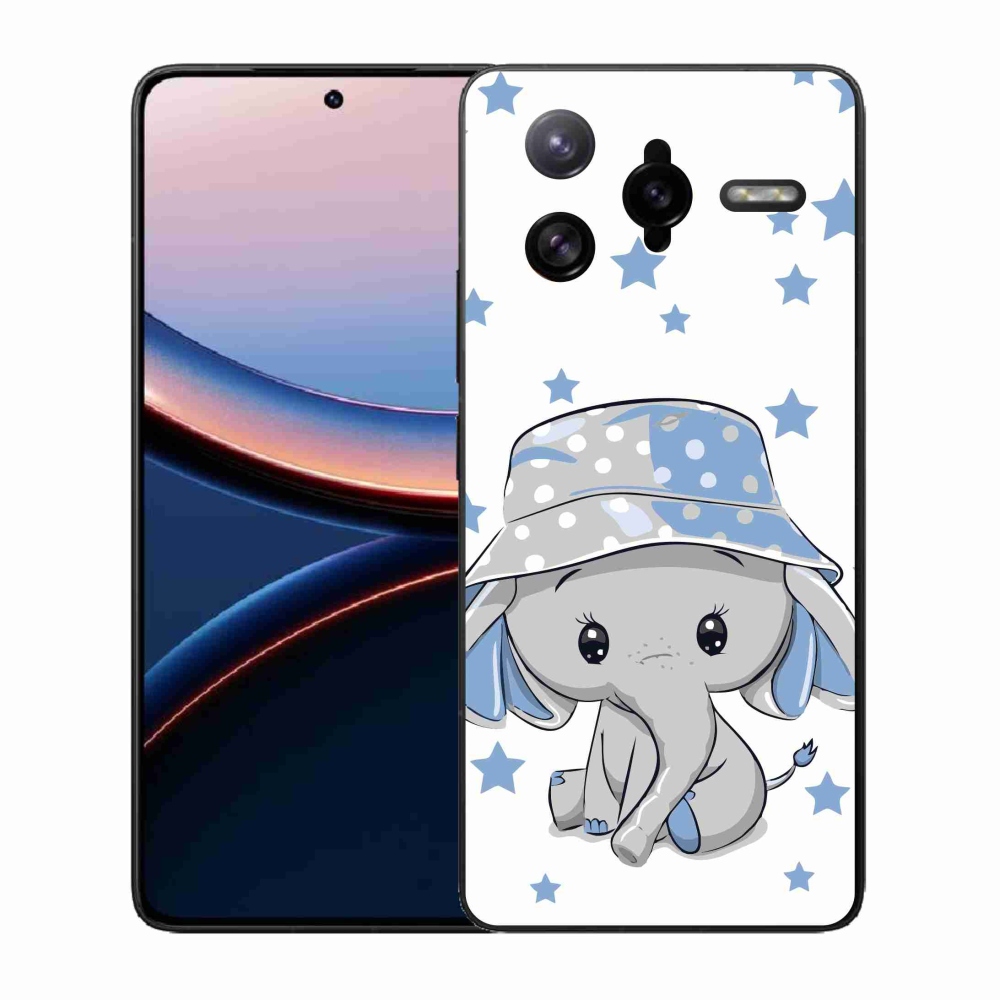 Gelový kryt mmCase na Xiaomi Poco F7 Ultra - modrý slon