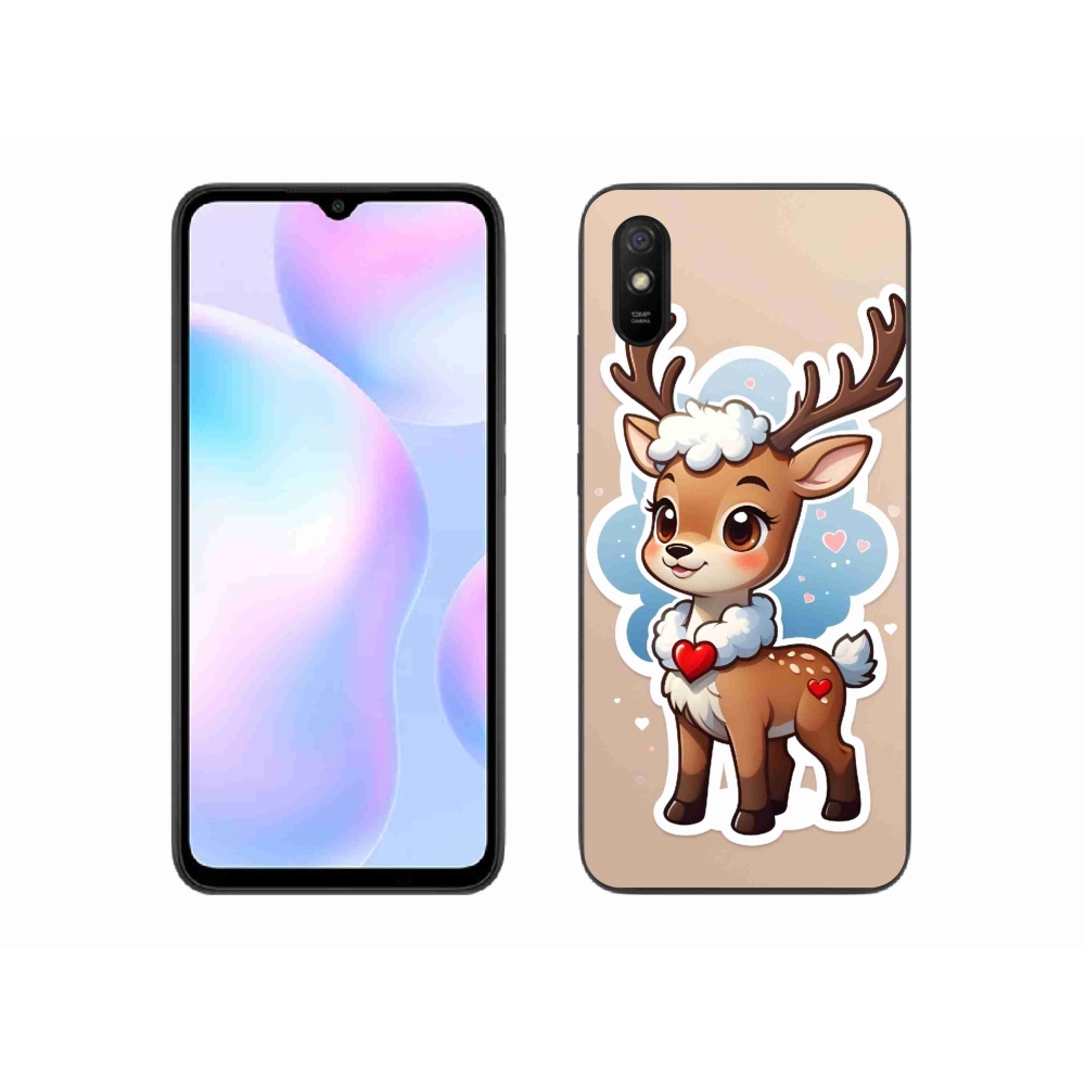 Gelový kryt mmCase na Xiaomi Redmi 9AT - kreslený sob