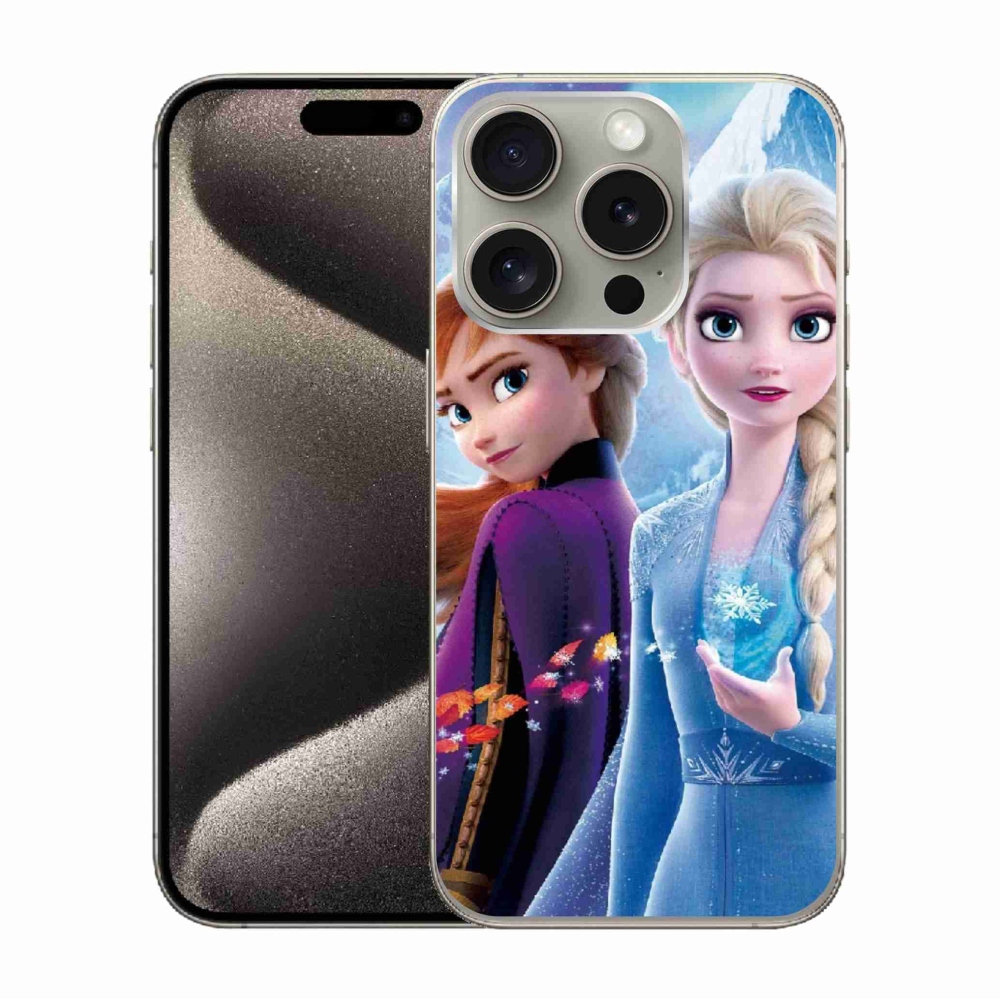 Gelový kryt mmCase na iPhone 15 Pro - ledové království 3