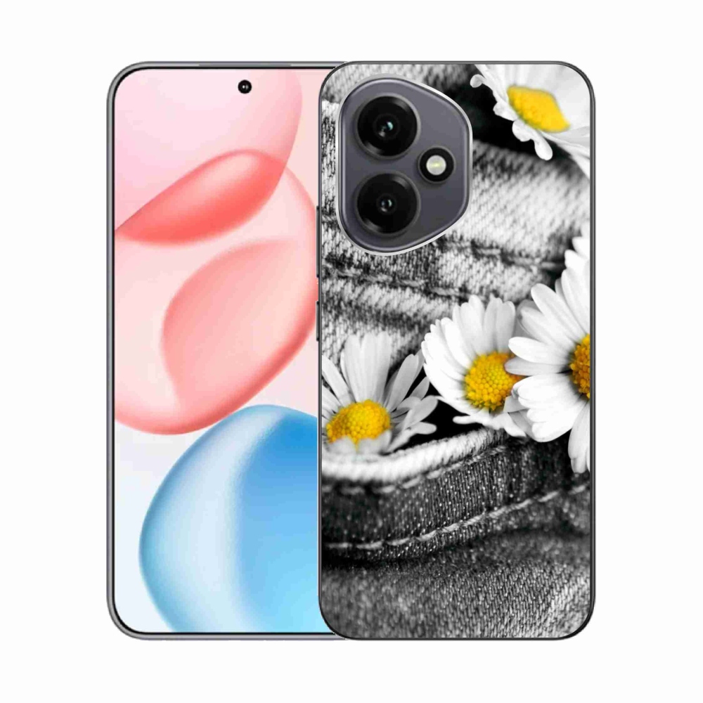 Gelový kryt mmCase na Honor 400 - kopretiny