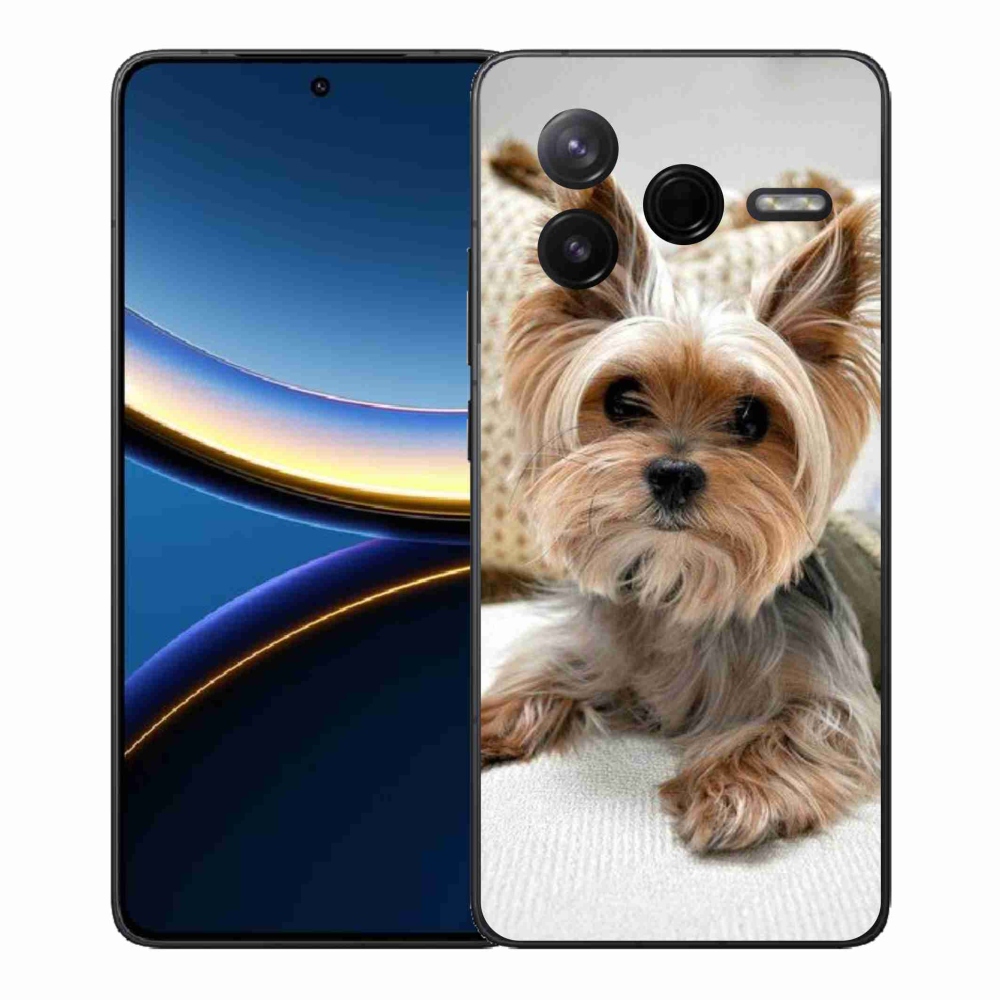 Gelový kryt mmCase na Xiaomi Poco F7 Pro - jorkšír 5